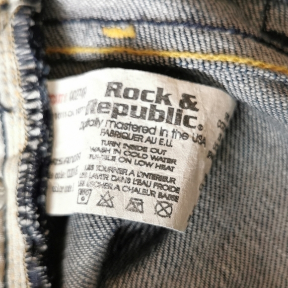 ROCK & Republic Kasandra Jeans Gold Stitching 27 - Picture 13 of 13